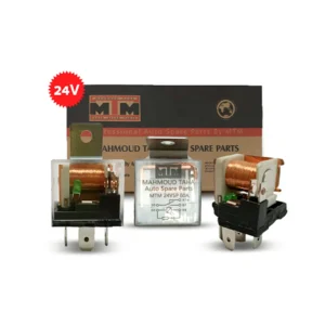 كتاوت 4 رجل 24 فولت 60 امبير شفاف
4-PIN RELAY 24V 60A - CLEAR