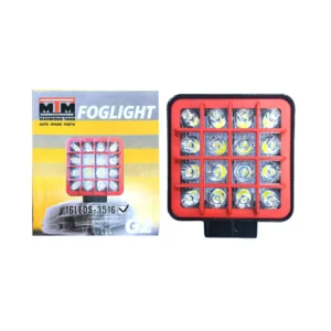 فانوس مربع 16 ليد بشبكة أسود-أحمر-أصفر
16-LED WORK LAMP WITH GRILLE - BLACK / RED / YELLOW