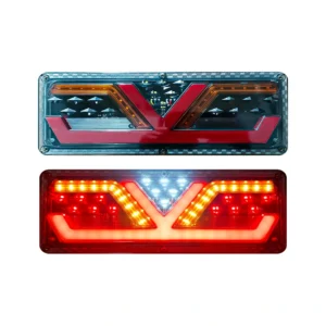 فانوس خلفي 7 لمبه 258 حرف (v)
T258 7-LAMP LED TAIL LAMP - V-SHAPE DESIGN, 46CM