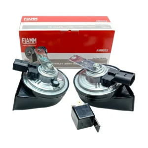 طقم كلاكس AM80XS - بالفيشه FIAMM - ORIGINAL - ايطالي
IAMM AM80XS ORIGINAL HORN SET WITH CONNECTOR