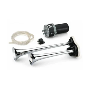 سرينه 2 بوق بالكمبروسر K2 MARCO ايطالى
MARCO K2 TWIN AIR HORN - 2 ALTERNATING NOTES, CHROMED METAL, WITH ELECTRIC COMPRESSOR