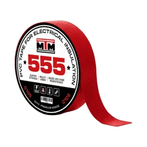شريط لحام قماش 105 C حراره - MTM عريض احمر
WIDE CLOTH WIRE HARNESS TAPE 105°C - RED