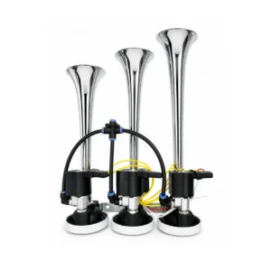 سرينة 3 بوق نيكل كروم ( 520k )
HI-DO HD520K TRIPLE ARAB CHROMED AIR HORN 12/24V