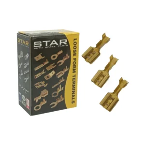 كلبس نتايه HISAR (150)
HISAR SF2D FEMALE TERMINAL 6.3MM (0.30MM) - 150 PCS